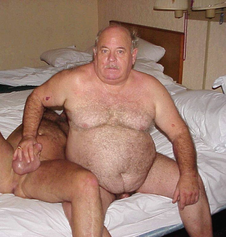 only senior older man gay naked Chubby. 