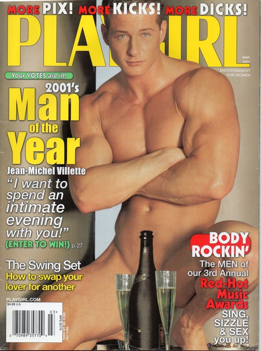 Playgirl Man of the year 2001 Jean-Michel Villette.