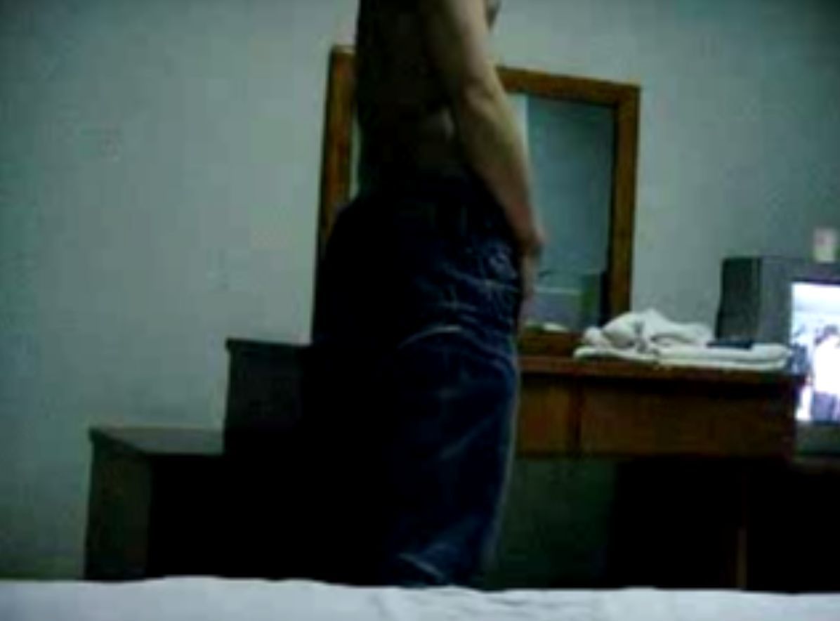 Asian boy spank