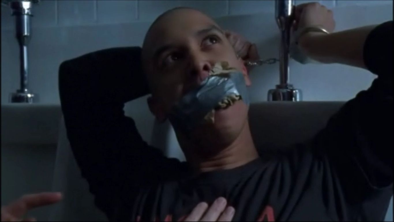 Chloroformed and Stuff Gagged Guy in VERONICA MARS.