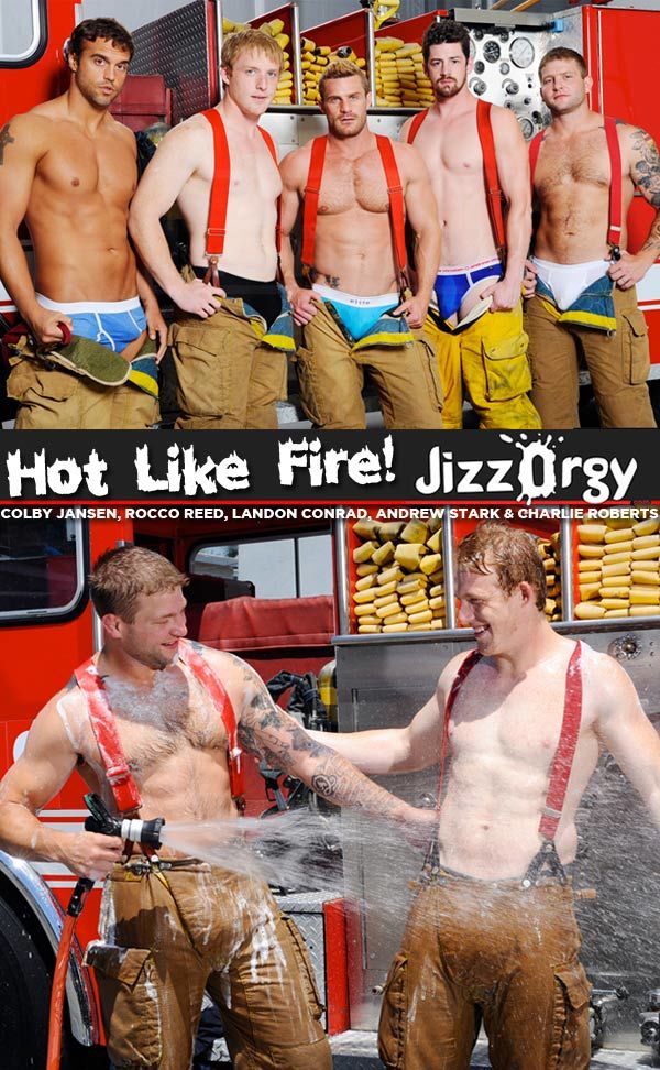 [men Com] Jizz Orgy Hot Like Fire Colby Jansen Rocco Reed Landon