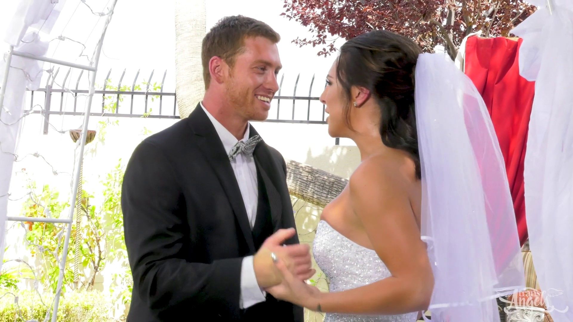 ♺ Connor Maguire and Chanel Santini TransAngels Here Cums the Bride.