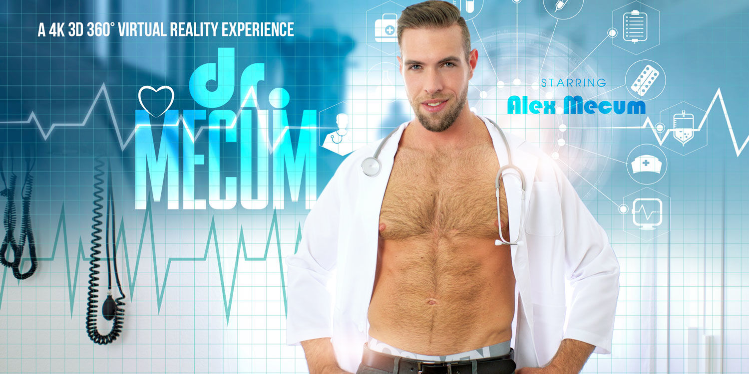 ♺ VR Bangers Gay - Alex Mecum & Zander Cole - Dr Mecum - 3D 360 4K Virt...