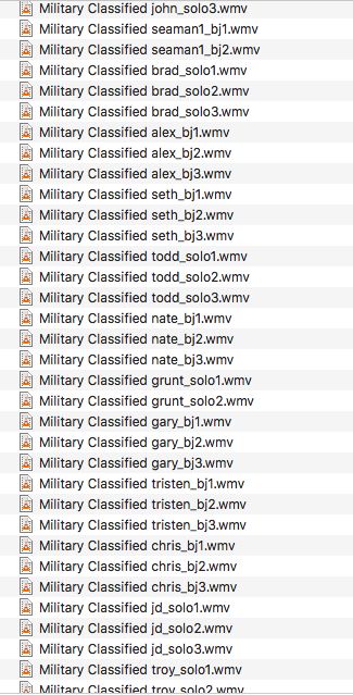 Military Classified Collection 1
