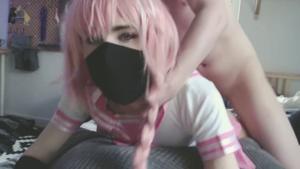 Cute schoolgirl cosplayer gets fucked doggystyle. 