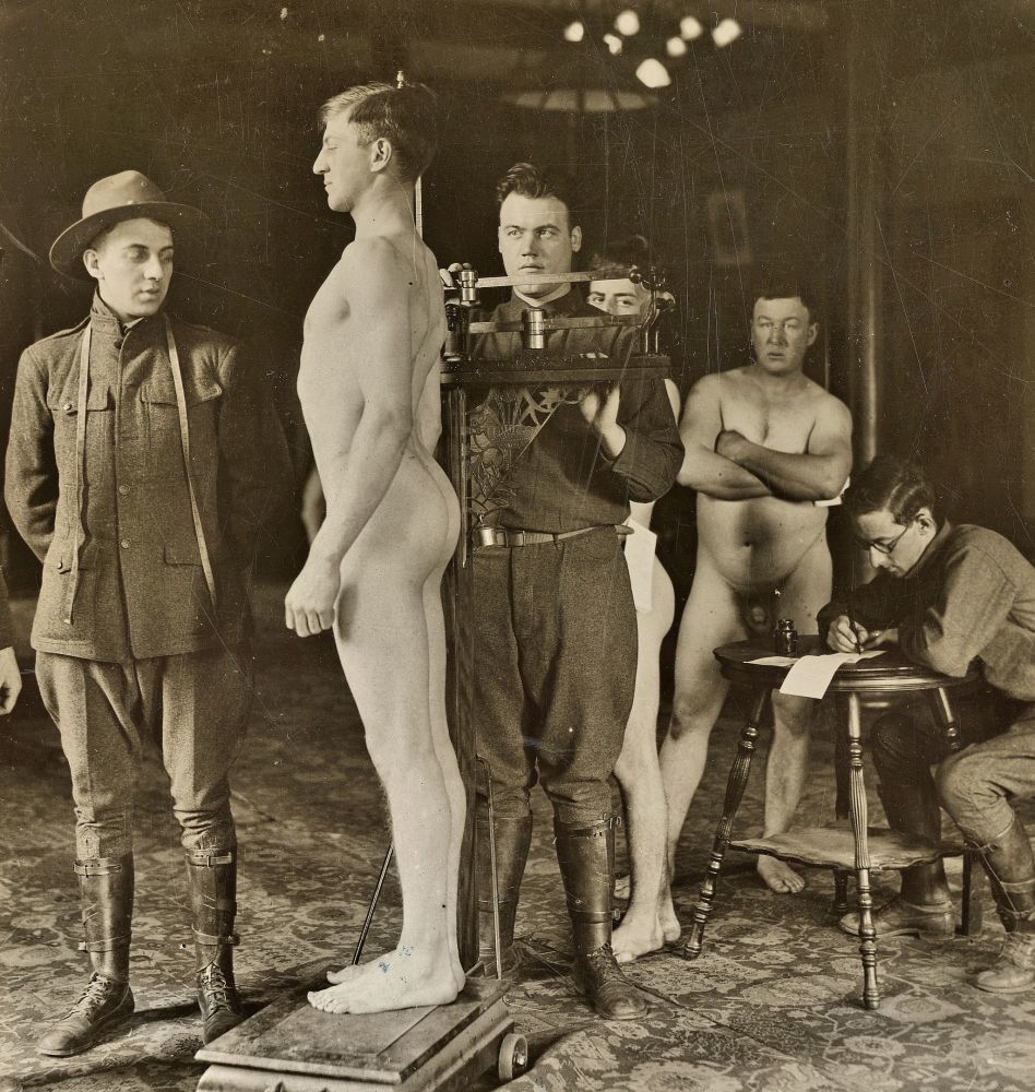 Vintage nude military