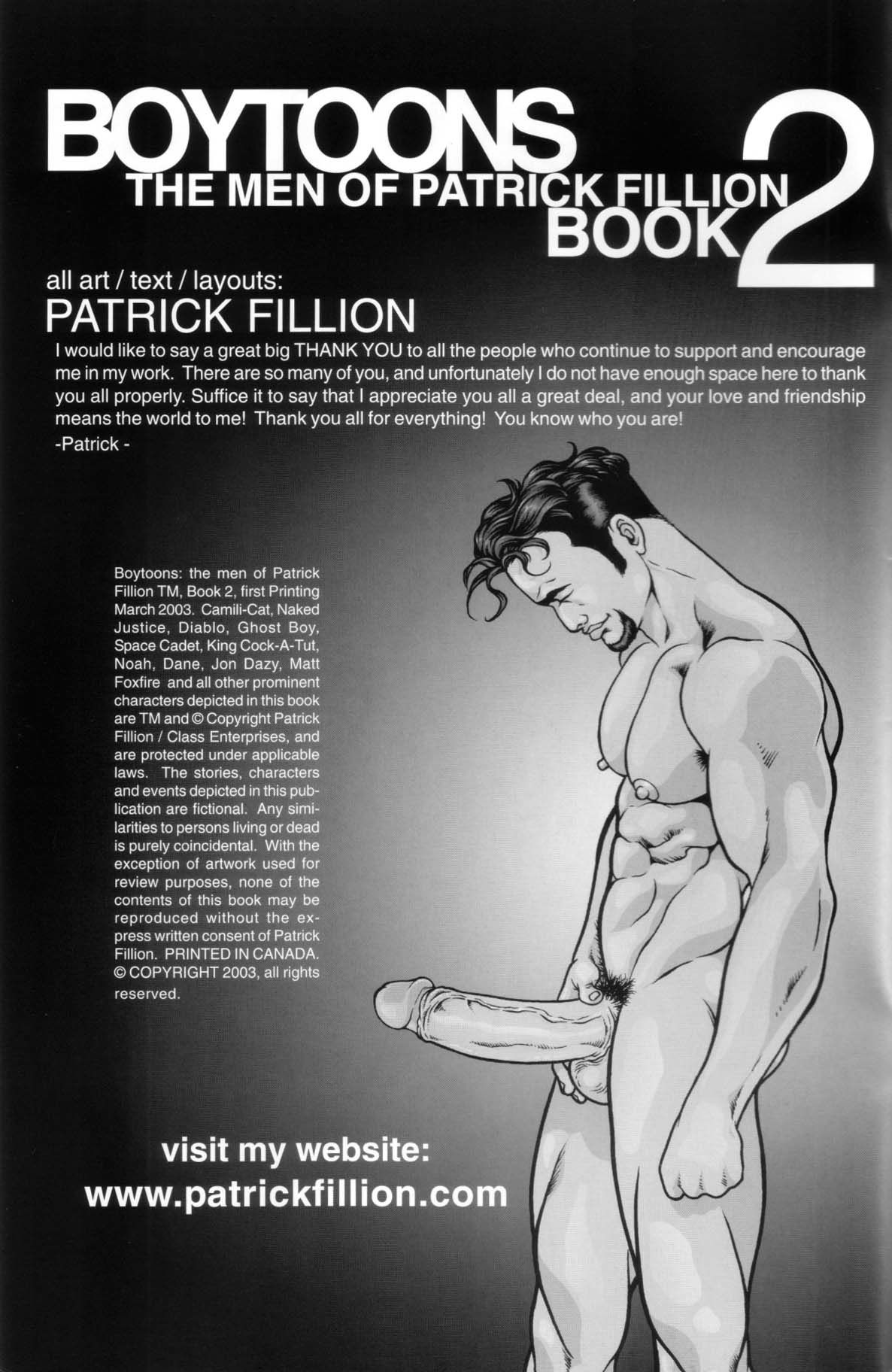 Boytoons 2: The Men of Patrick Fillion Vol 2.