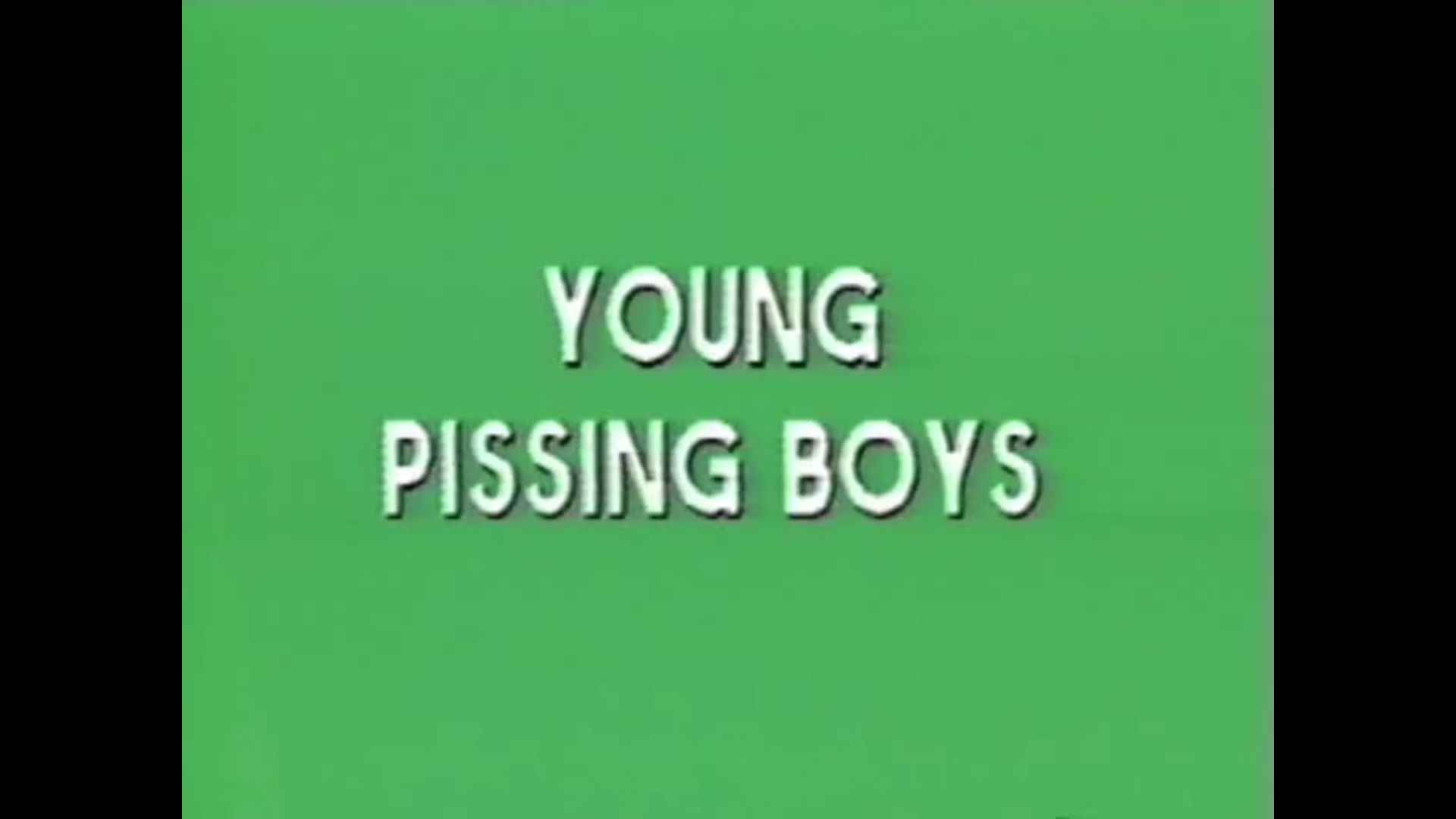 Youngpissing