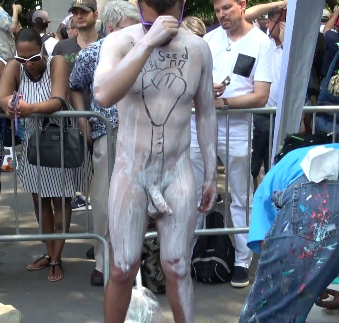 Big dick body paint