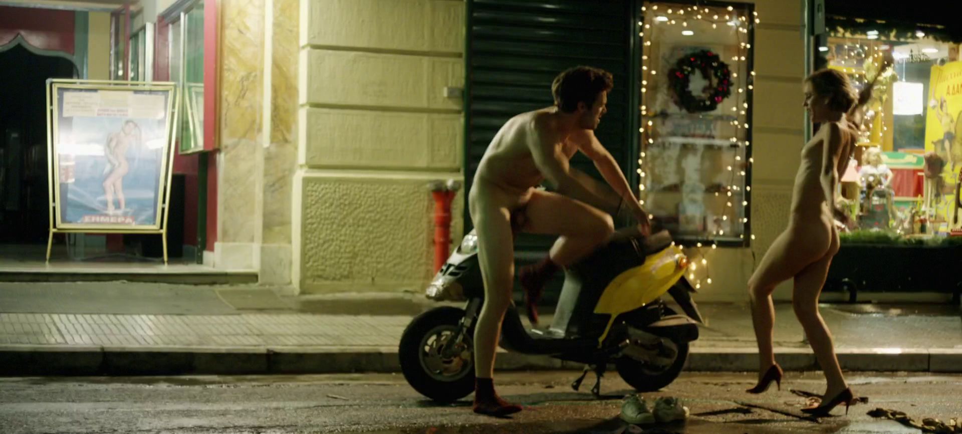 Sebastian Stan naked and going full frontal in Monday (1080p) .